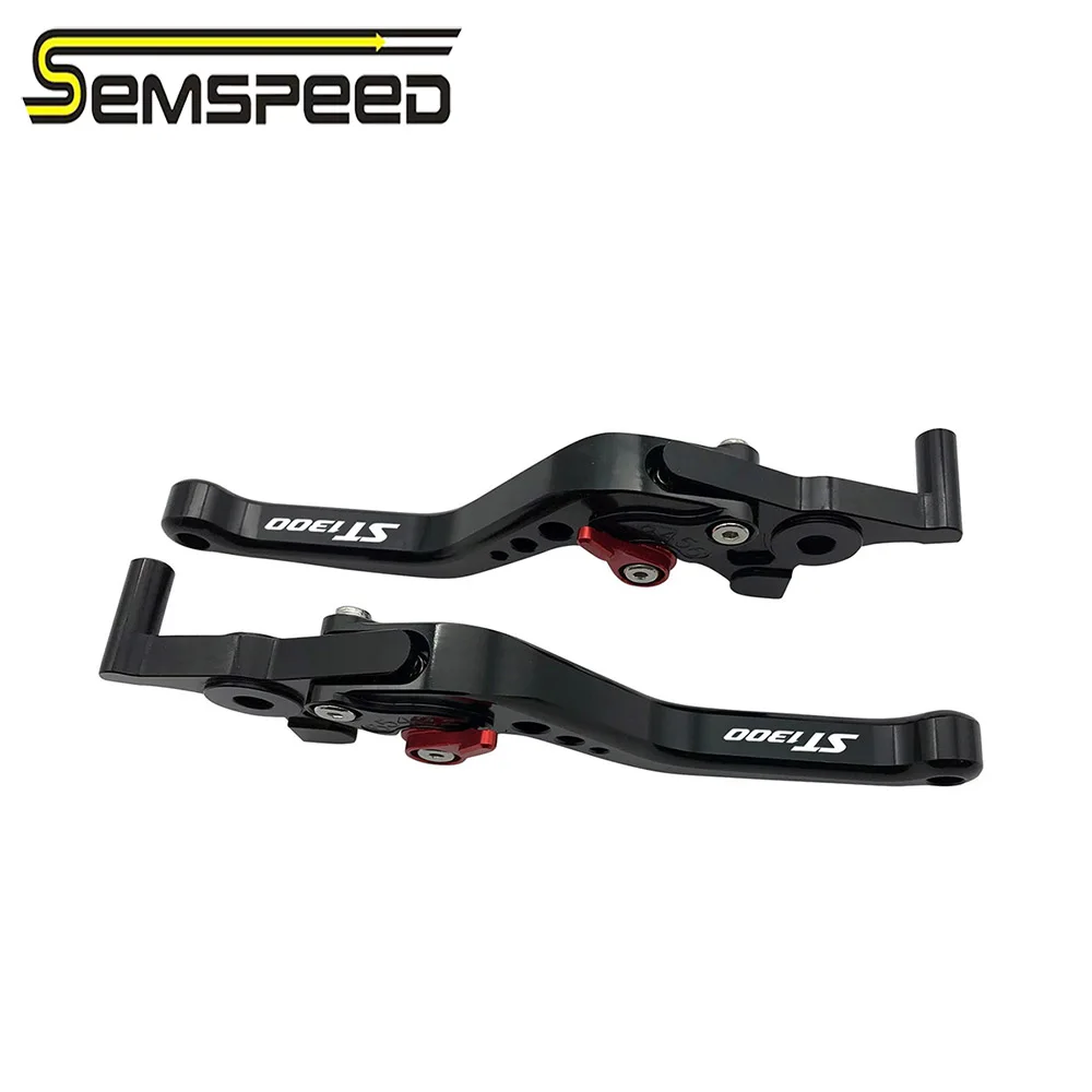 SEMSPEED ST1300 логотип мотоцикла CNC Короткие тормозные рычаги сцепления для Honda ST1300/ST1300A