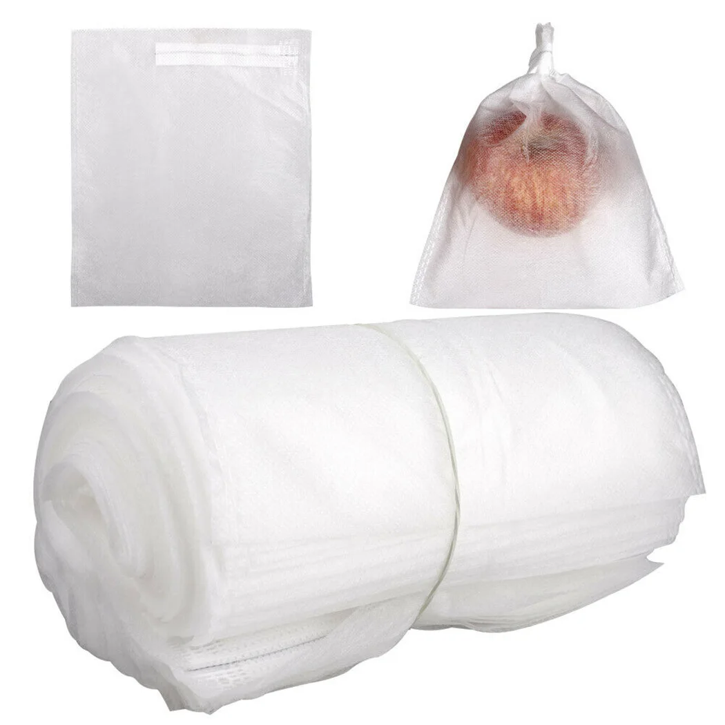 

Pack Protection Bags Set 100Pcs Fruit Vegetable Grape Non-Woven Fabric