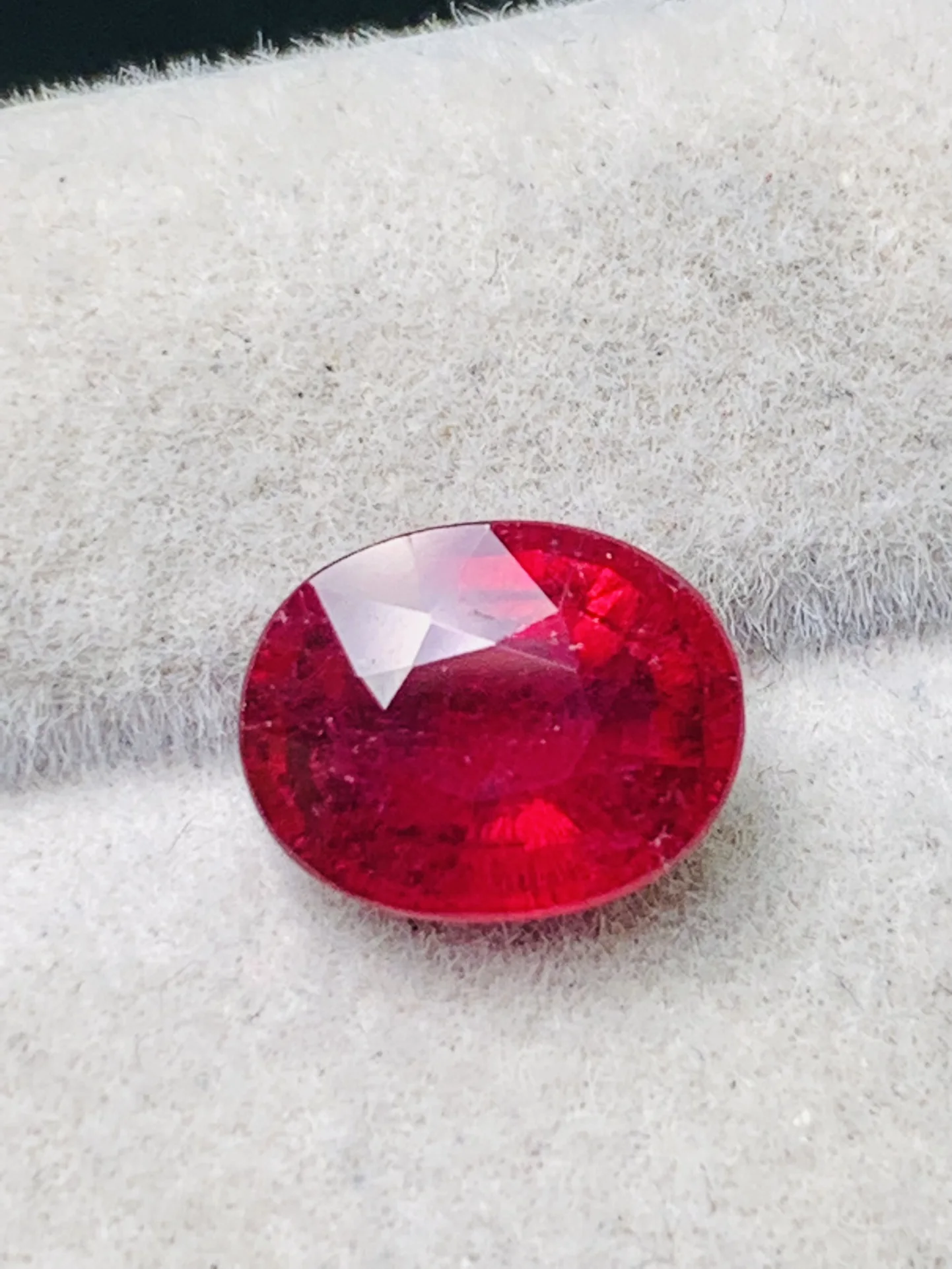 Pure natural tourmaline loose stone Red luster Oval pendants rings accessories gem jewelry bijoux femme  edelstenen natuurlijke