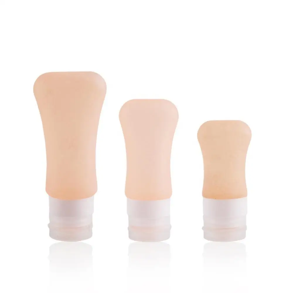 

37ML+60ML+89ML Travel Bottles Set 3Pcs Flip-Top Squeeze Lotion Bottle Silicone Easy Carry Sub-Bottles Large Diameter Design