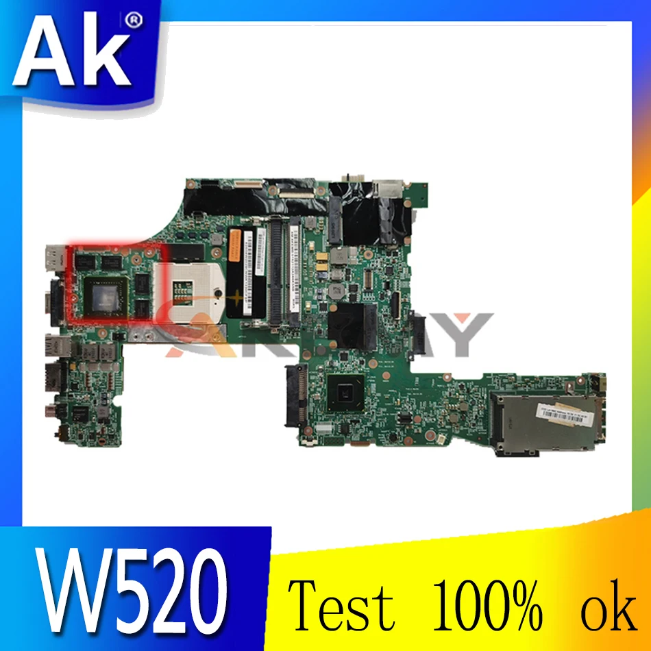 

Akemy LKN-3 WS MB 48.4KE27.051 FRU 04W2029 For Lenovo Thinkpad W520 laptop motherboard QM67 DDR3 Q3 Quadro 2000M gpu