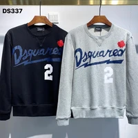 2021 hot classic authentic dsquared2 mens round neck long sleeve shirt casual sportswear print ds337