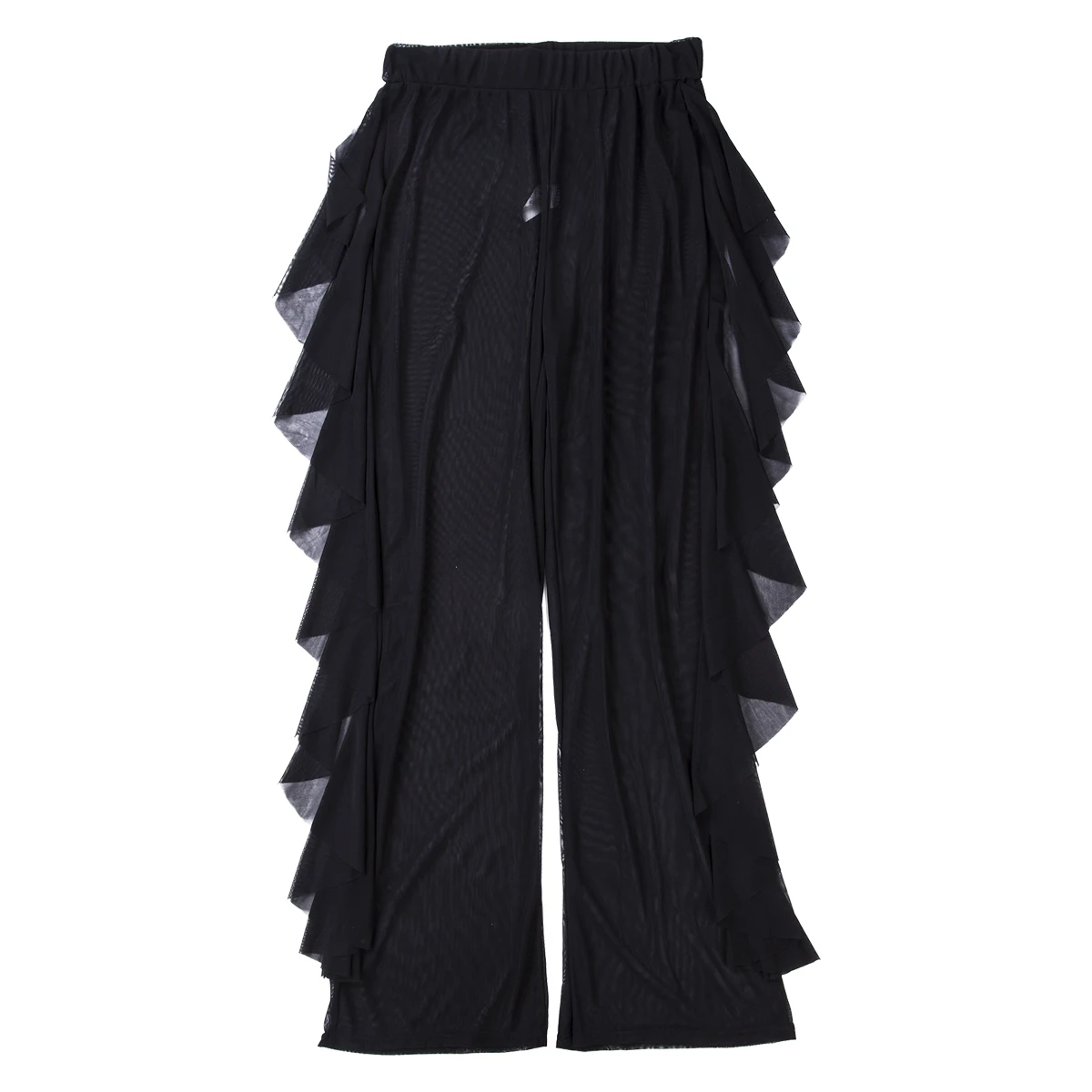 Сексуальные трусики для плавания с рюшами прозрачные сетчатые купальные штаны