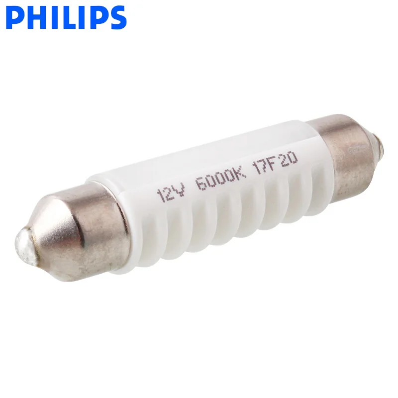 Philips светодиодный Fest Festoon 43 мм Ultinon 6000K холодный синий белый светильник яркий