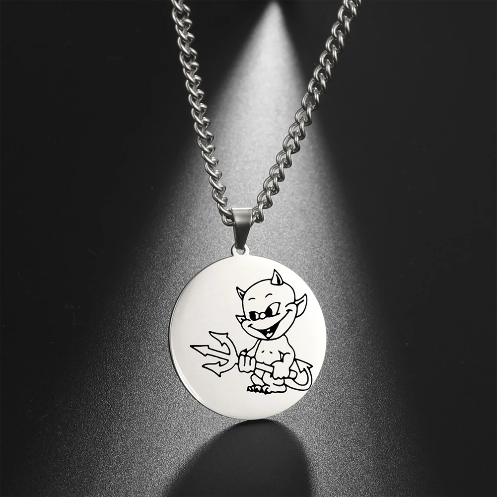 Fishhook Ожерелье с демоном сатаны злой Дьявол Сверхъестественное смерть ад из