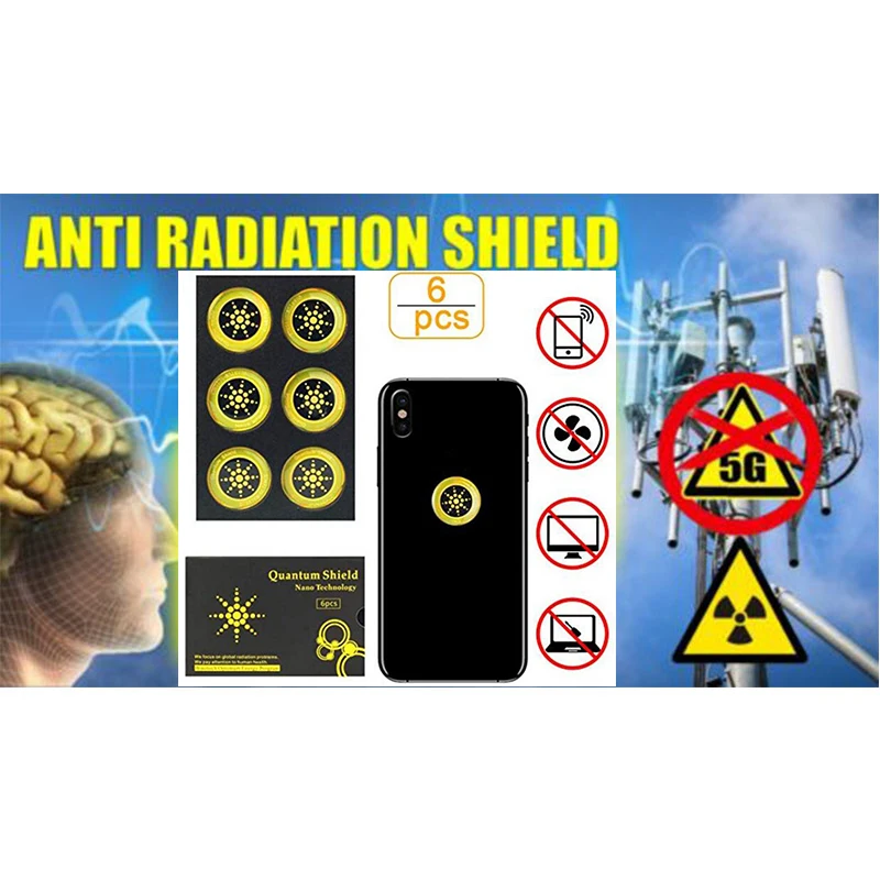 30 коробок (180 шт) квантовый щит 5G для микроволновой печи защита от радиации