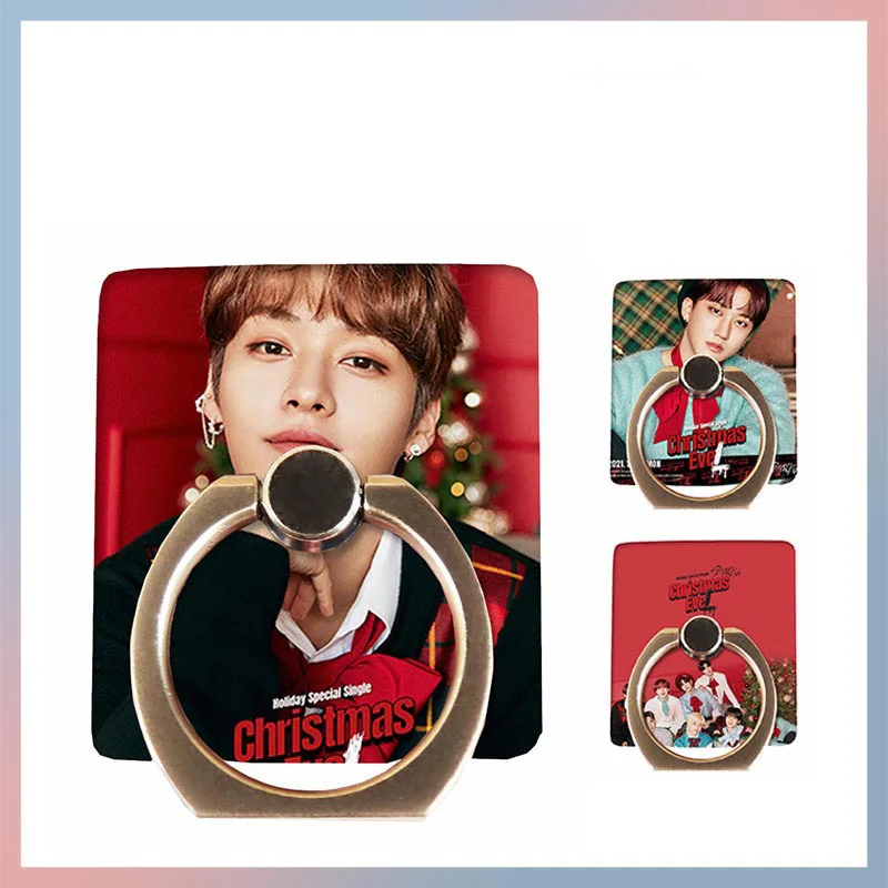 

1Pcs Wholesale Kpop StrayKids Phone Holder New Holiday Special Mobile Telephone Stand STEP OUT Phone Stand Fans Gifts Collection