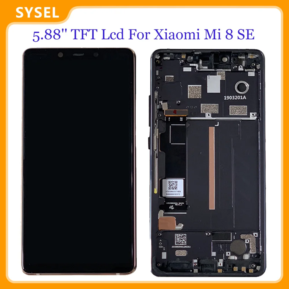 ЖК-дисплей TFT 5 88 дюйма для Xiaomi Mi 8 SE 8SE сенсорная панель дигитайзер в сборе |