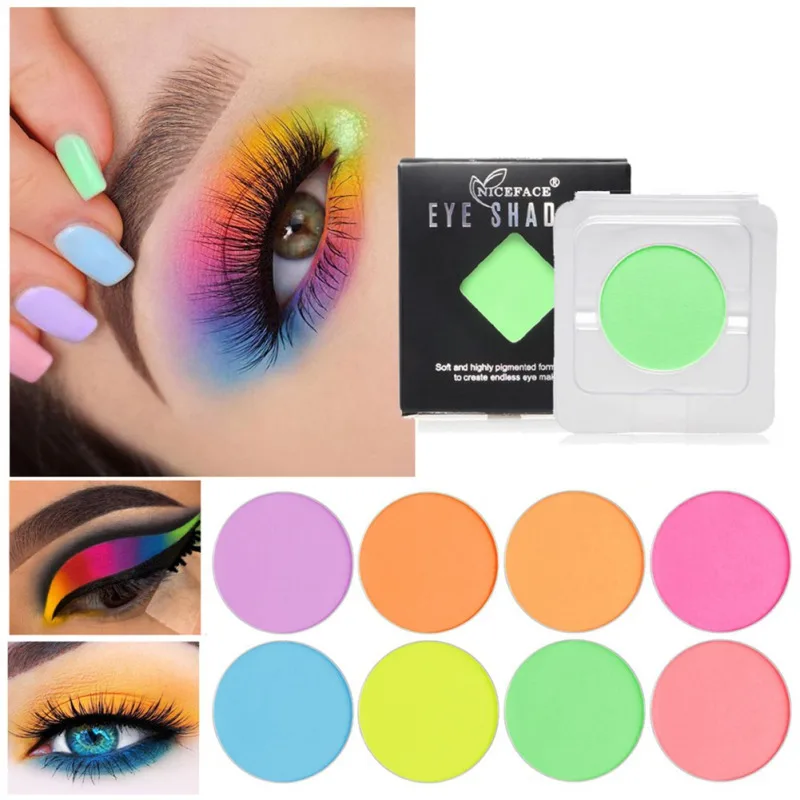 Beauty Glazed 8 оттенков матовые тени для век Палитра флуоресцентные хайлайтеры Макияж