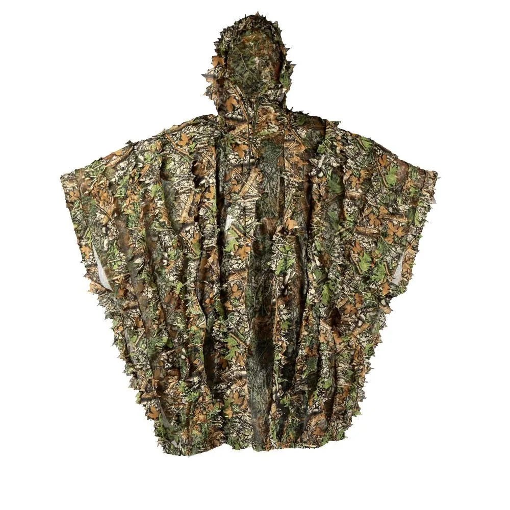 3D бионический Камуфляжный охотничий накидка Ghillie для взрослых износостойкий