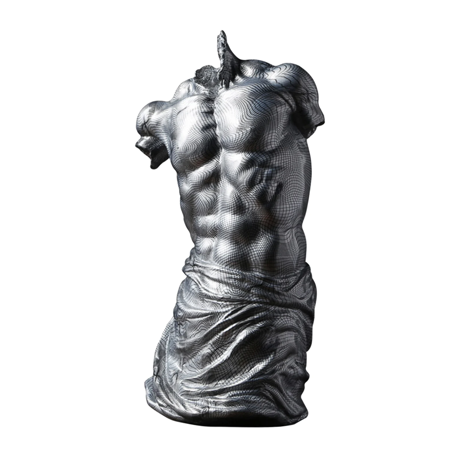 

Creative Greek Figurine Vintage Man Bust Art Mythology Statue Crafts Living Room Home Office Hotel Decor Ornament Artwork Gift