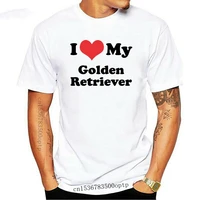 new i love my golden retriever mens t shirt 10 colours dog puppy canine print t shirt mens short sleeve hot tops tshir