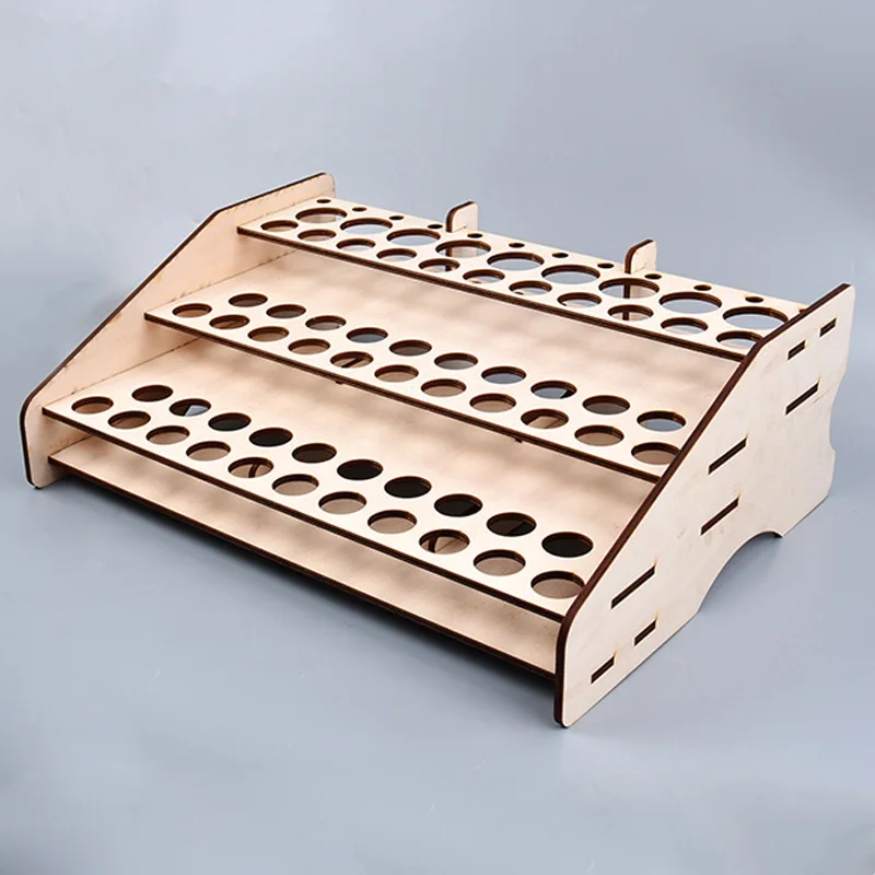 Деревянный 3 слоя бутылка с пигментом выдвижными ящиками для хранения