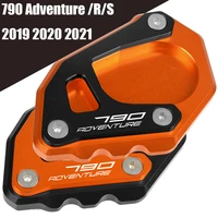new motorcycle accessories side stand enlarge plate kickstand extension for 790adventure r 790 adventure s lc 2019 2020 2021