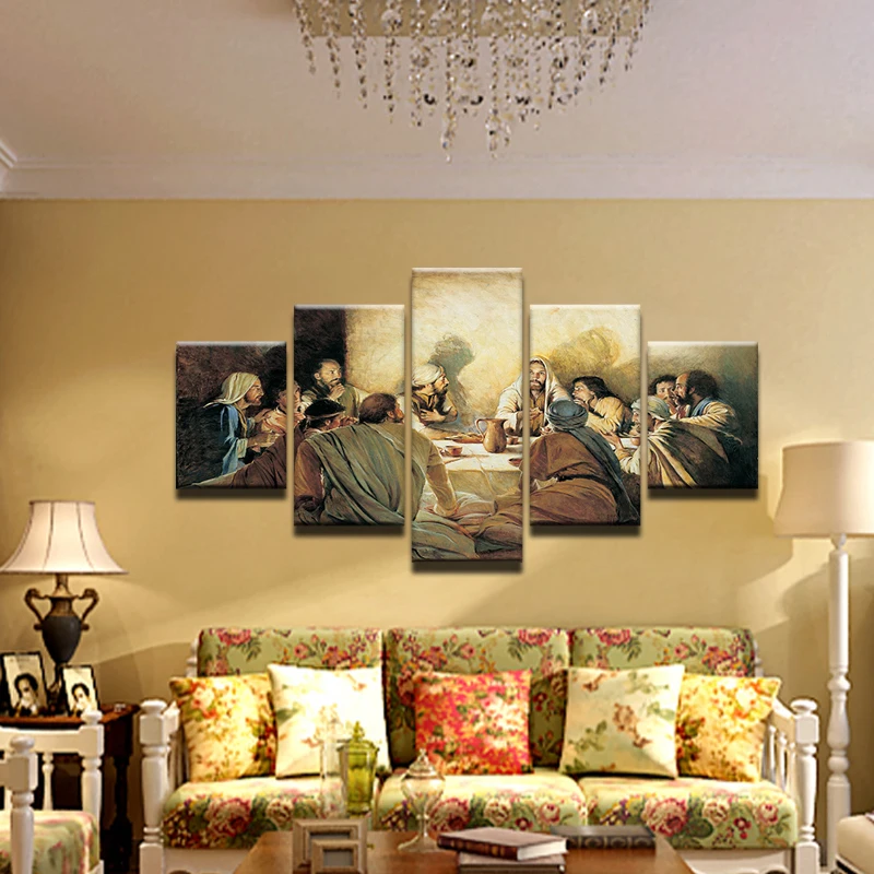 Настенный плакат на холсте домашний декор 5 шт. абстрактные картины с