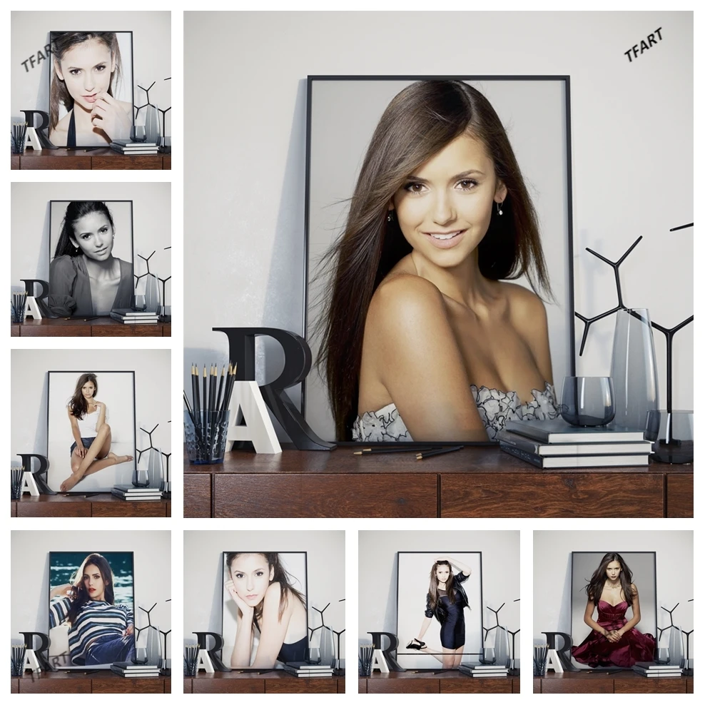 

Popular Movie Star Beauty Nina Diamond Embroidered Diamond Painting Diamond Inlaid DIY Full Diamond Embroidery Home Decoration