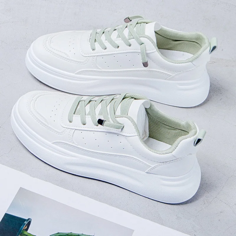 Кроссовки женские на платформе Вулканизированная подошва сетчатые дышащие