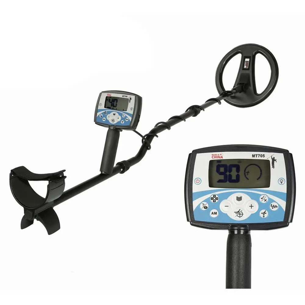 MT-705, подземный металлоискатель, профессиональный 705, золотоискатель, Охотник за сокровищами, искатель, определение, ЖК-дисплей, водонепроницаемая катушка
