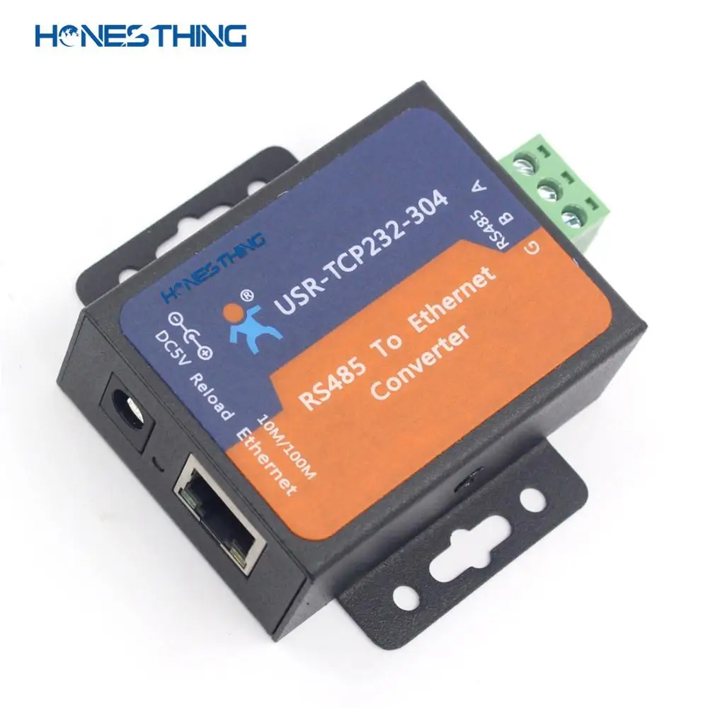HonesThing Serial Device Server USR-TCP232-304 RS485 to Ethernet Converter TCP IP Module DNS DHCP Built-in Webpage | Безопасность и