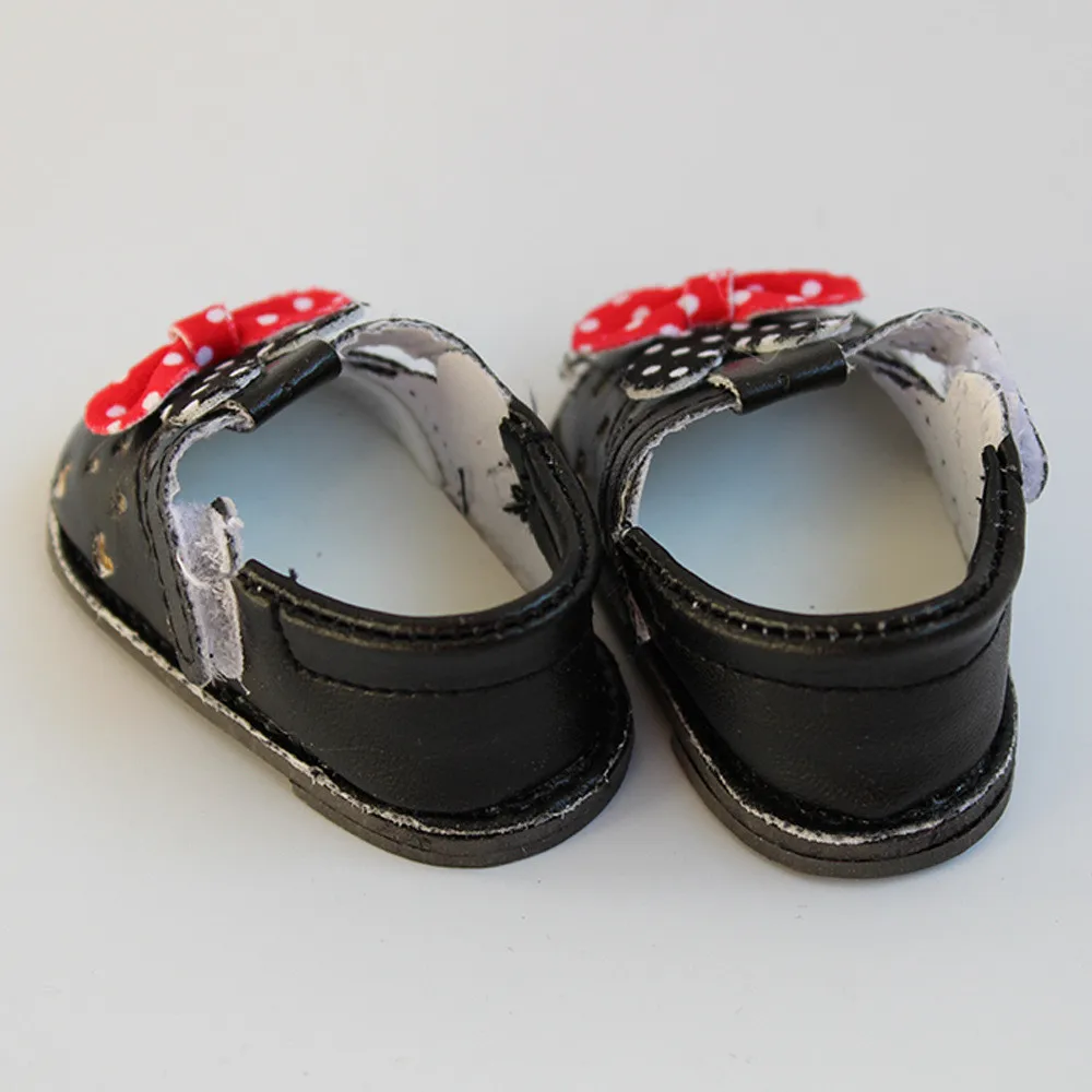 1 пара милых туфель принцессы с бантом для 16 дюймов детская обувь салона 6 5*2 8 см 1/4