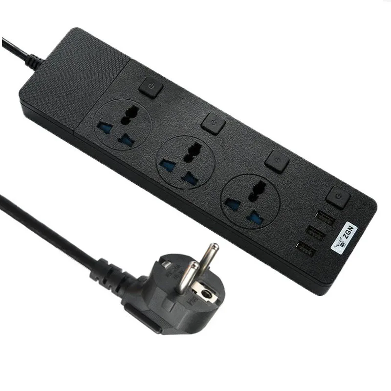 Силовая лента, 4 порта usb, быстрое зарядное устройство, умная Домашняя электроника, универсальная розетка, розетка для ЕС, США, Великобритании, Австралии, розетка, адаптер, евровилка