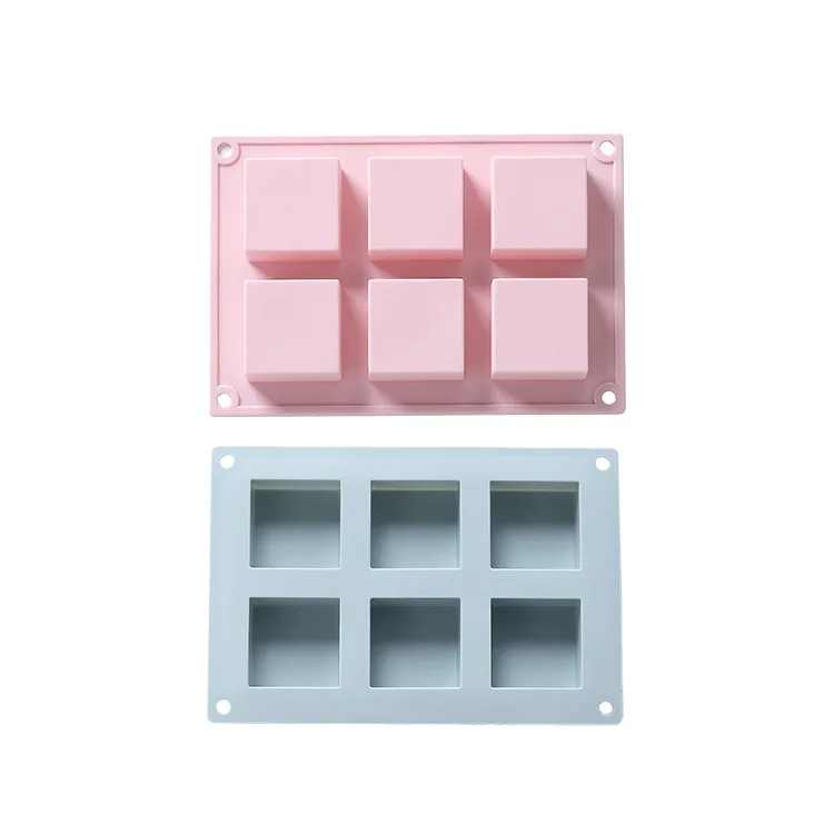 

Silicone square cake mold Square brick 5X5X2.5cm Handmade Chocolate Cake Pudding Soap Mold Kitchenware