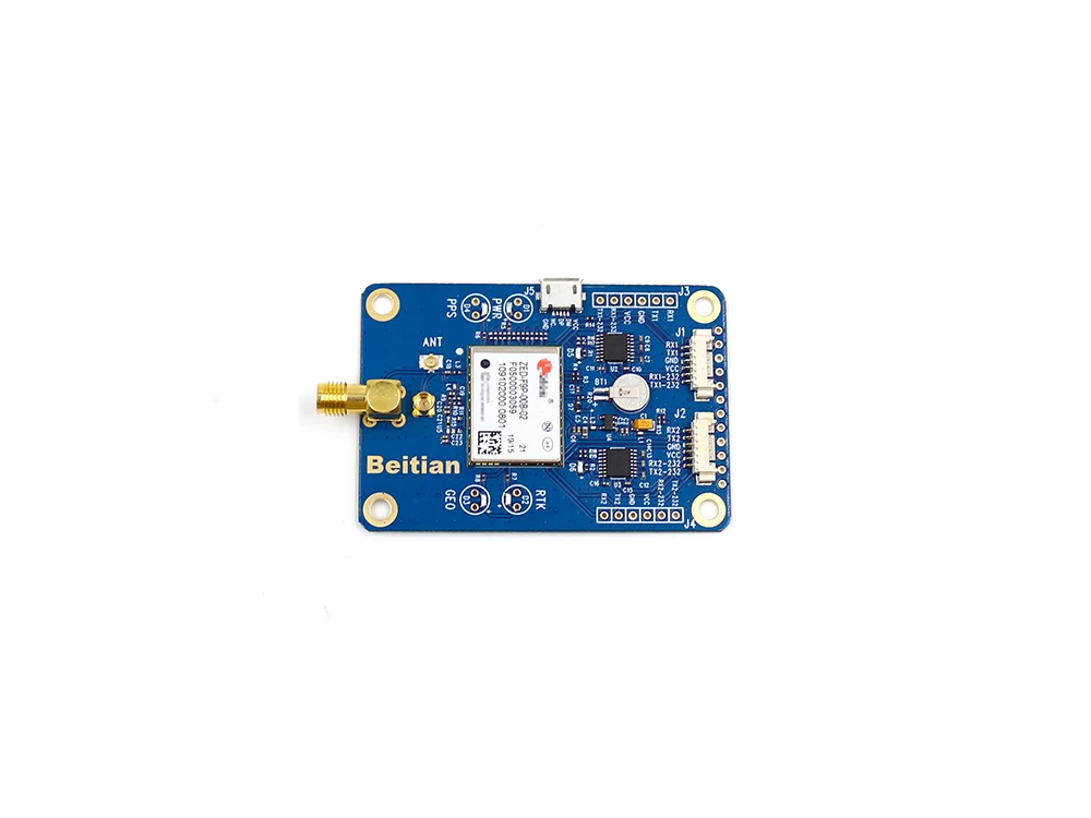 BEITIAN gps EVB w/антенна ГЛОНАСС BEIDOU Высокоточный сантиметровый уровень gps-модуль двухчастотный ZED-F9P модуль RTK BT-F9PK2