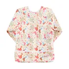 Нагрудник детский непромокаемый, с длинным рукавом, с мультяшным принтом