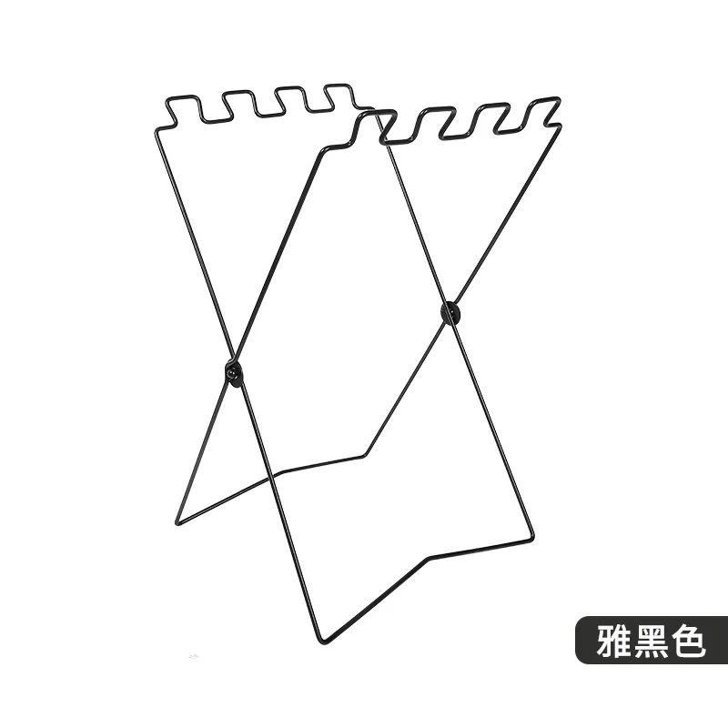 

Outdoor portable folding trash rack garbage bag special rack household kitchen picnic barbecue plastic bag holder