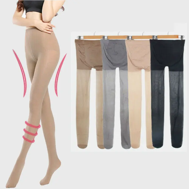 Женские Суперэластичные чулки размера плюс бесшовные нейлоновые Волшебные