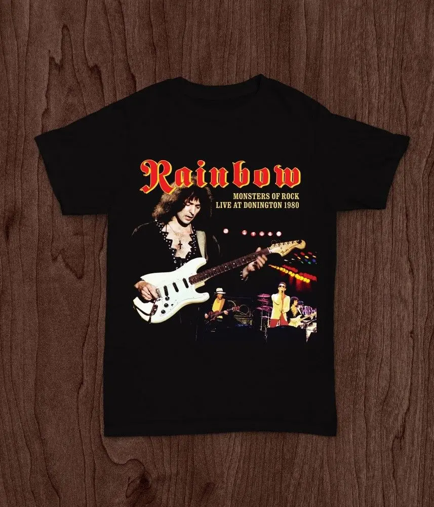 

Rainbow Tour 1980 британская рок-группа Ричард Блэкмор футболка Размеры S M L Xl 2Xl