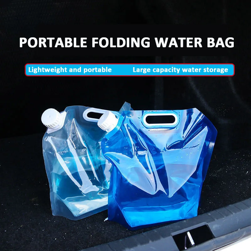 

Car Water Bag 5L/10L Water Tank Foldable Portable Outdoor Water Bag Camping Cooker Picnic Barbecue Water Bag Foldable Bucket