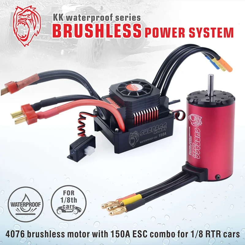 6S 150A водонепроницаемый esc E-Revo 2 0 бесщеточный двигатель 2000KV EREVO E-Maxx EMaxx UDR | Игрушки и