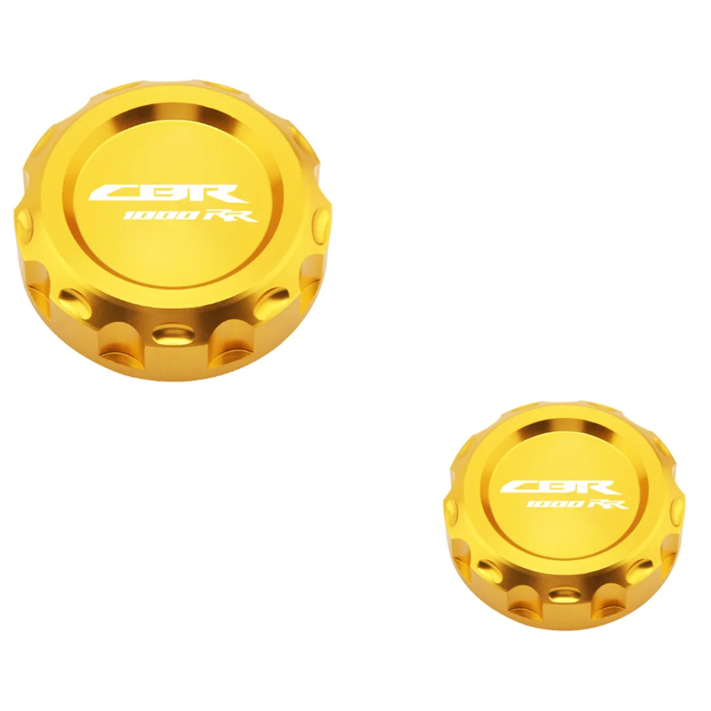 

For HONDA CBR 1000RR 2008-2017 3D Front Rear Brake Fluid Reservoir Cover Cap