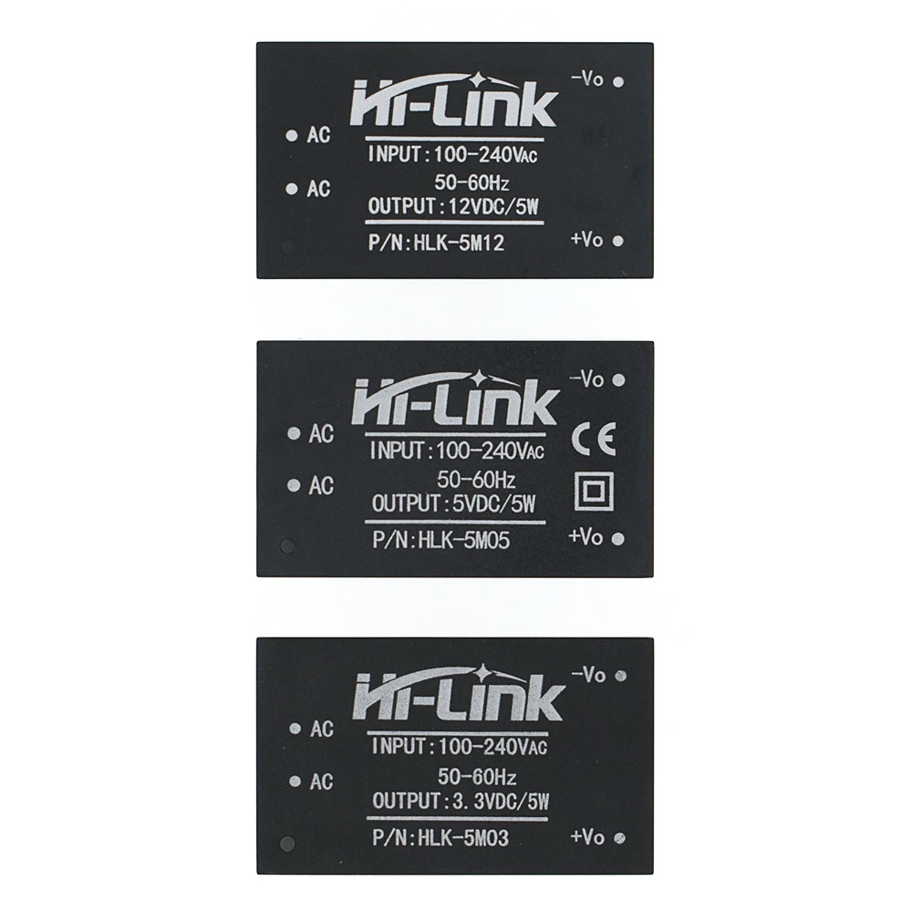 HLK-5M05 HLK-5M03 HLK-5M12 5 Вт AC-DC 220 В до 12 В/5 V/3,3 V Buck понижающий модуль питания-преобразователь интеллигентая(ый