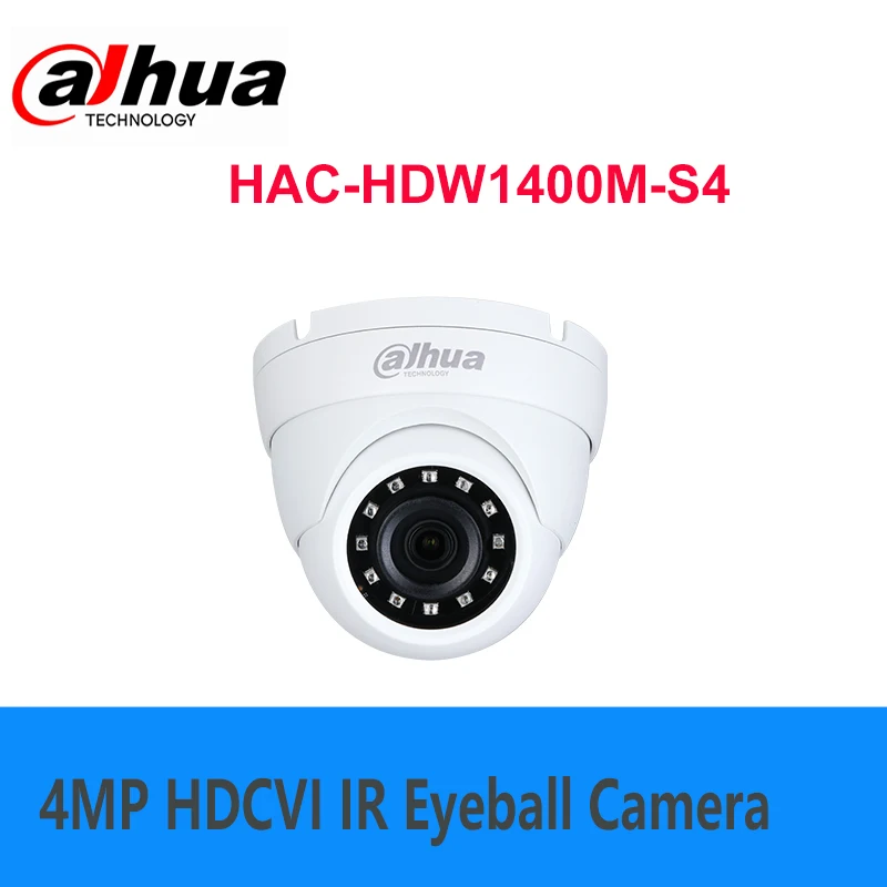 

Dahua english vision 4MP HDCVI IR Eyeball Camera HAC-HDW1400M