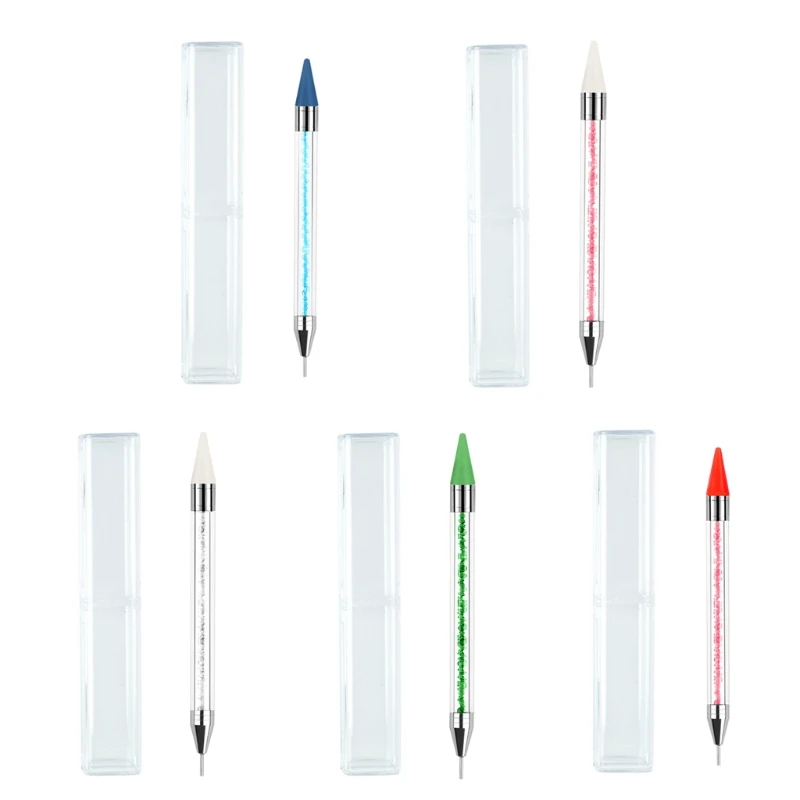 

Стразы для ногтей, инструмент для точек, двусторонняя самоклеящаяся ручка для 5D алмазной живописи, маникюра, поделок своими руками