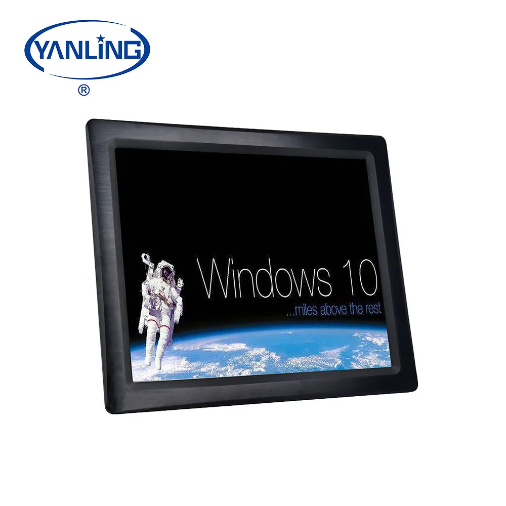 

10.4'' barebone system Industrial computer J1900 Quad Core rugged touch screen panel pc win10