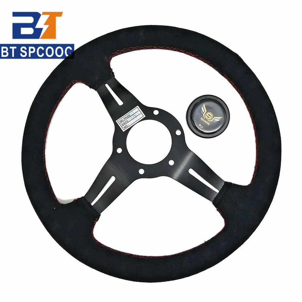 Универсальный автомобильный/гоночный спортивный руль 13 дюймов 330 мм черный