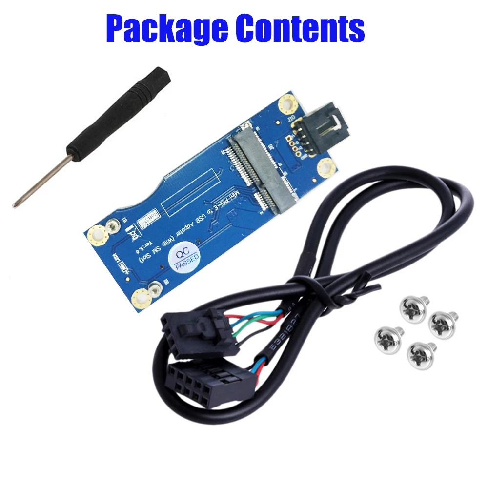Мини PCI E Express беспроводной переходник на USB слот для SIM карты WWAN LTE модуль адаптер