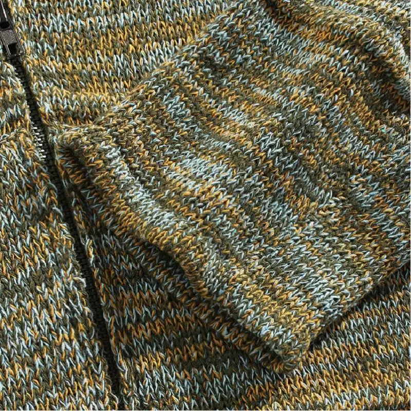 Мужской свитер пальто осень и зима повседневный свободный с капюшоном кардиган