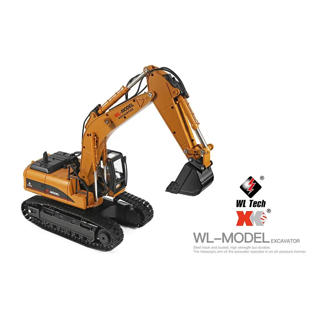WLtoys 16800 1/16 2 4G экскаватор RC автомобиль игрушки для укладки волос 23 канала дорожном