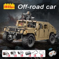 cada technical military off road vehicle h1 building block assembling remote control suv car moc bricks diy childrens toys gift