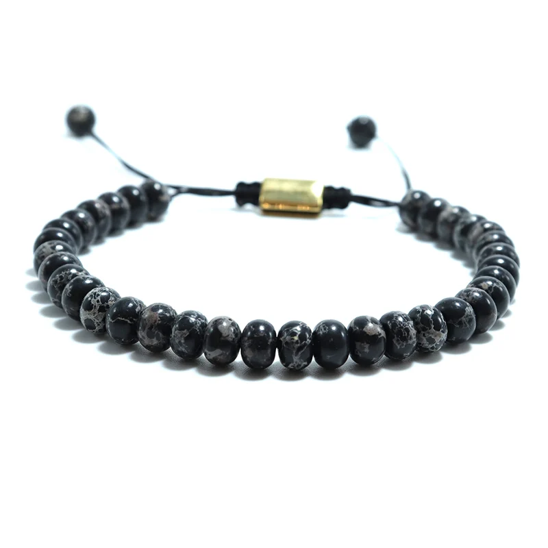 Diffone модные плетеные браслеты строка Высокое качество природный имперский