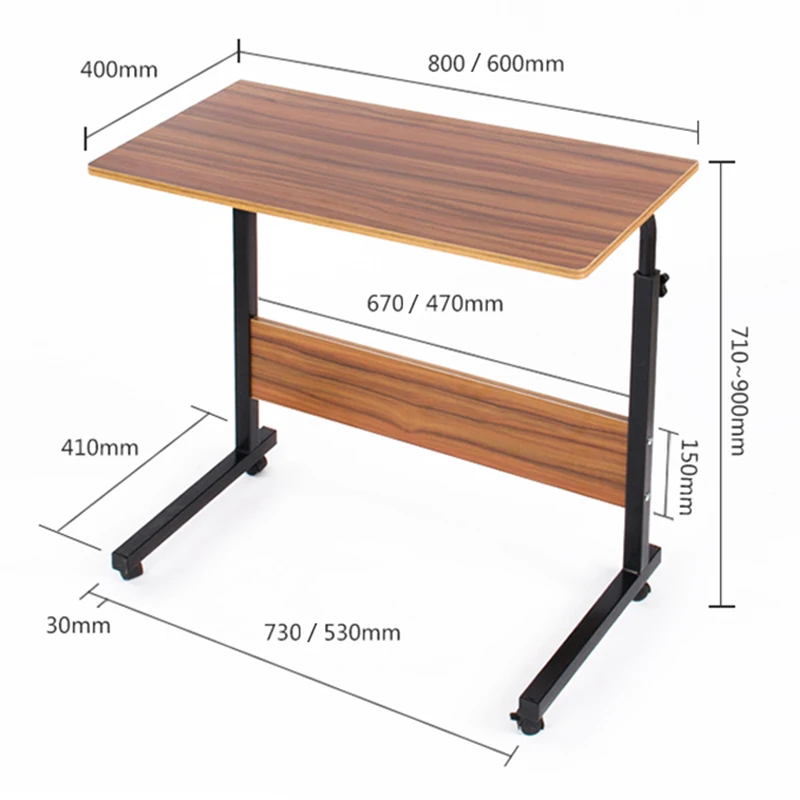 Mobile Simple Lifting Laptop Desk Portable Notebook 80*40CM Rotating Lazy Computer Standing | Мебель