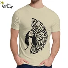 Мужская футболка Fairouz коллекция арабская каллиграфия от Fadi натуральный хлопок 2019 Новое поступление футболка с О-образным вырезом с мультяшным принтом