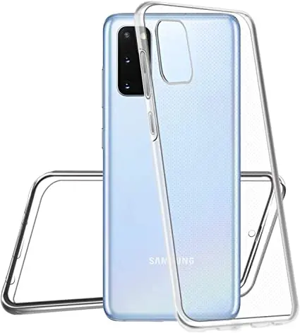 Двухсторонний прозрачный чехол с полным покрытием 360 градусов для Samsung Galaxy S21 S20 S10