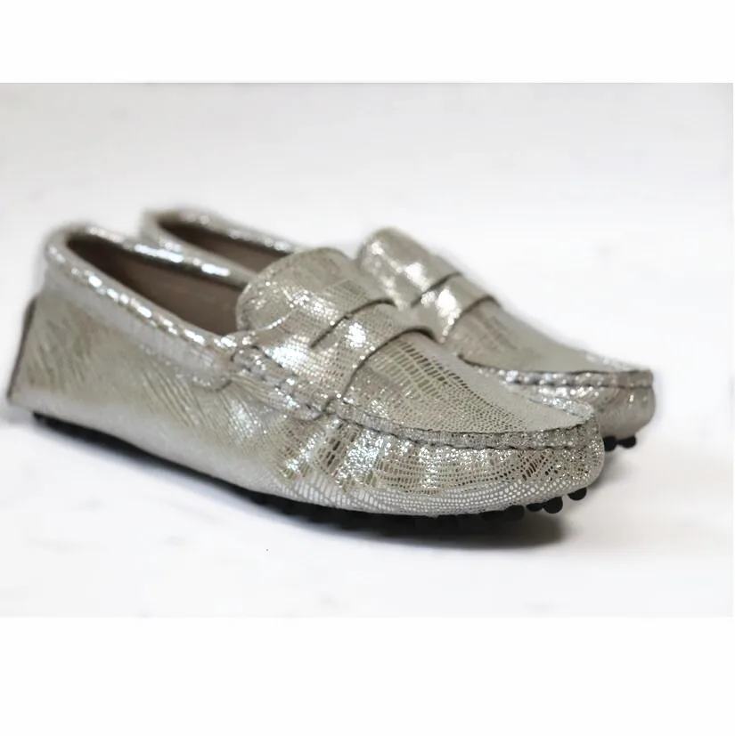 Туфли Blingling женские из натуральной кожи повседневные лоферы плоская подошва