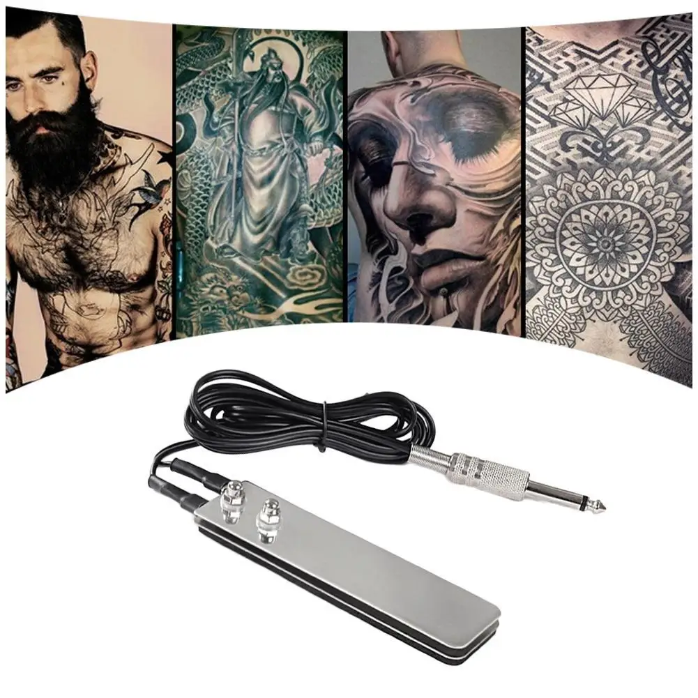 Мини с ножками из нержавеющей стали педаль переключатель контроллер татуировки