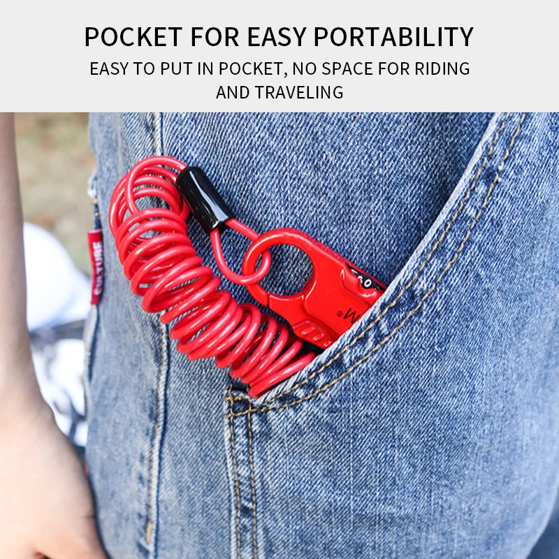 Мини кража пароль велосипедный навесной Замок шлем Пароль замок 4 15 мм